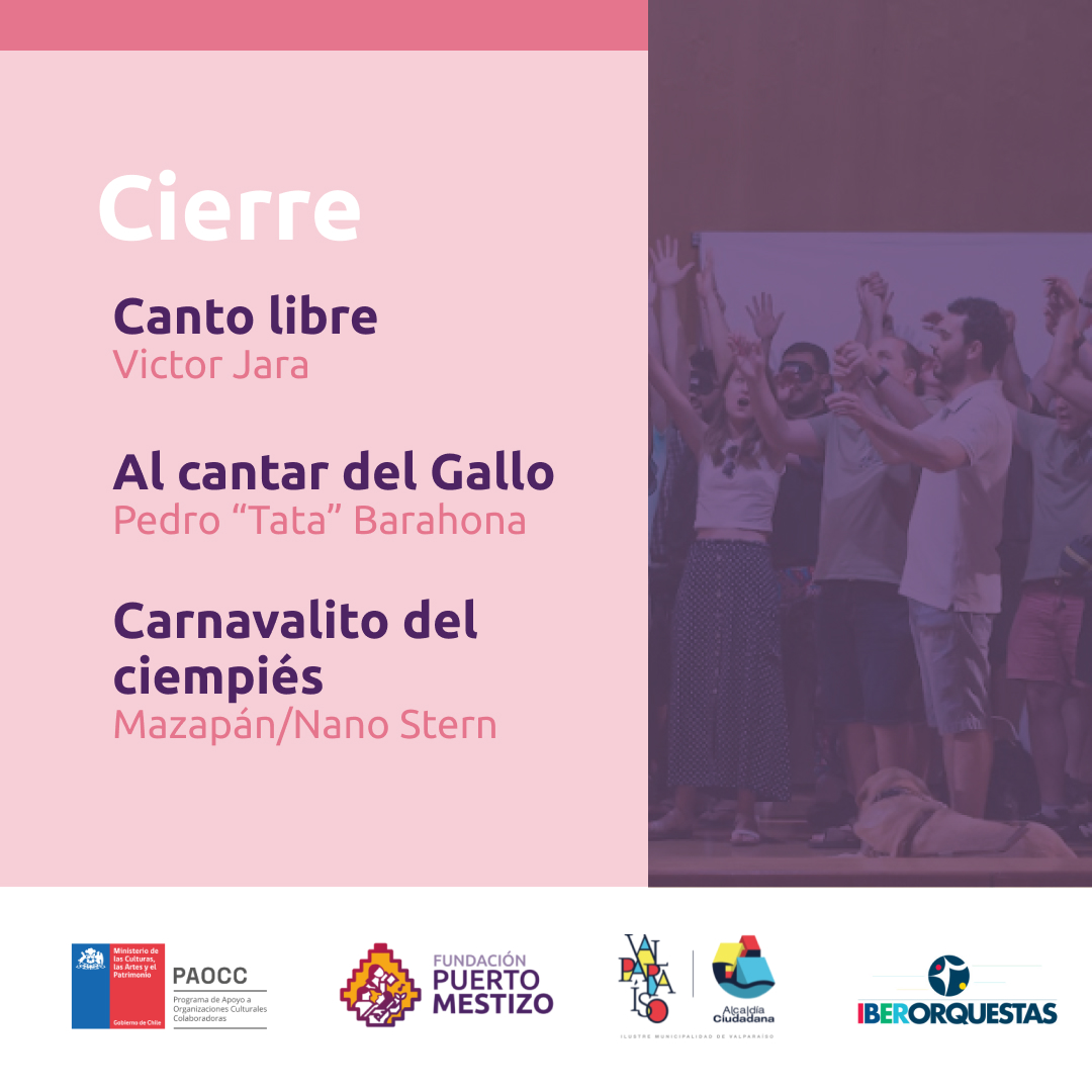 Cantan Gabriela Mistral - Cierre